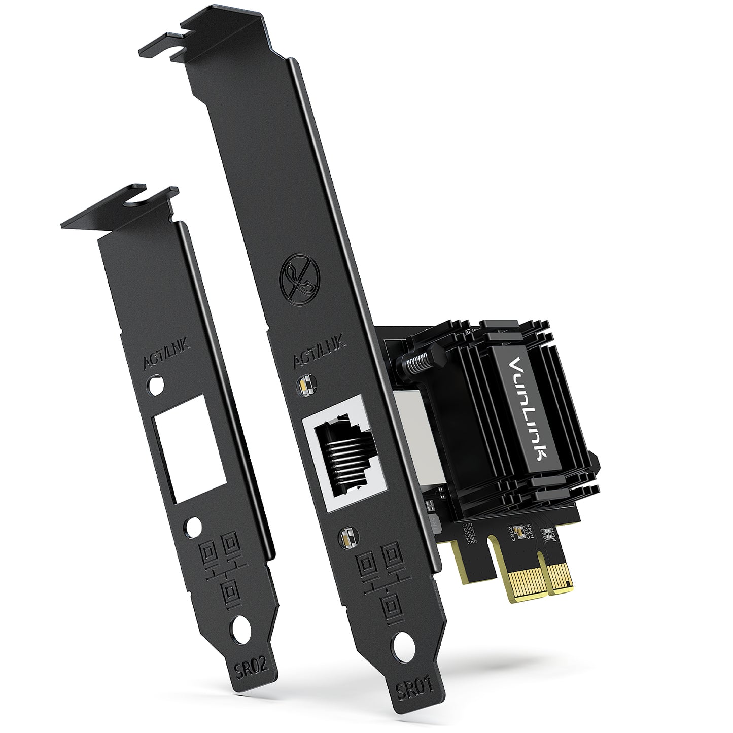 10Gb PCIe Network Card  with Realtek RTL8127AT, Multi-Gig 10G/5G/2.5G/1G NIC Adapter for PC, NAS & Server, PCIe 4.0 x1, Windows 10/11/Linux