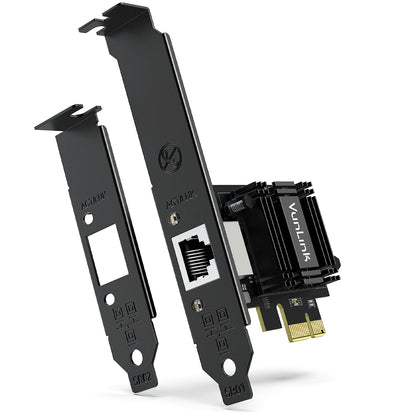 10Gb PCIe Network Card  with Realtek RTL8127AT, Multi-Gig 10G/5G/2.5G/1G NIC Adapter for PC, NAS & Server, PCIe 4.0 x1, Windows 10/11/Linux